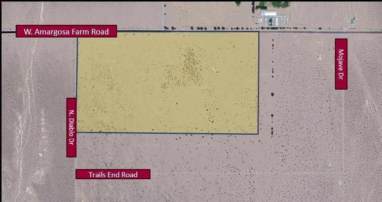 5375 Amargosa Farm rd, Amargosa Valley, NV à vendre - Aérien - Image 2 de 3