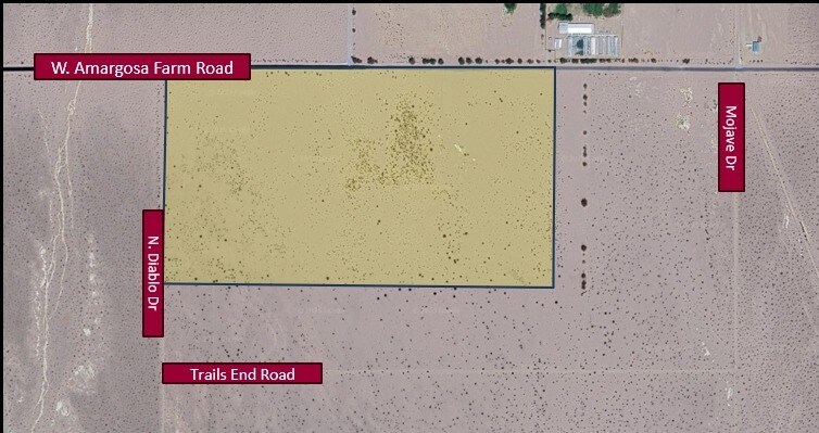 5375 Amargosa Farm rd, Amargosa Valley, NV à vendre - Aérien - Image 2 de 3