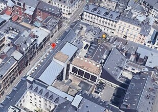 Rouen - Aerial map view