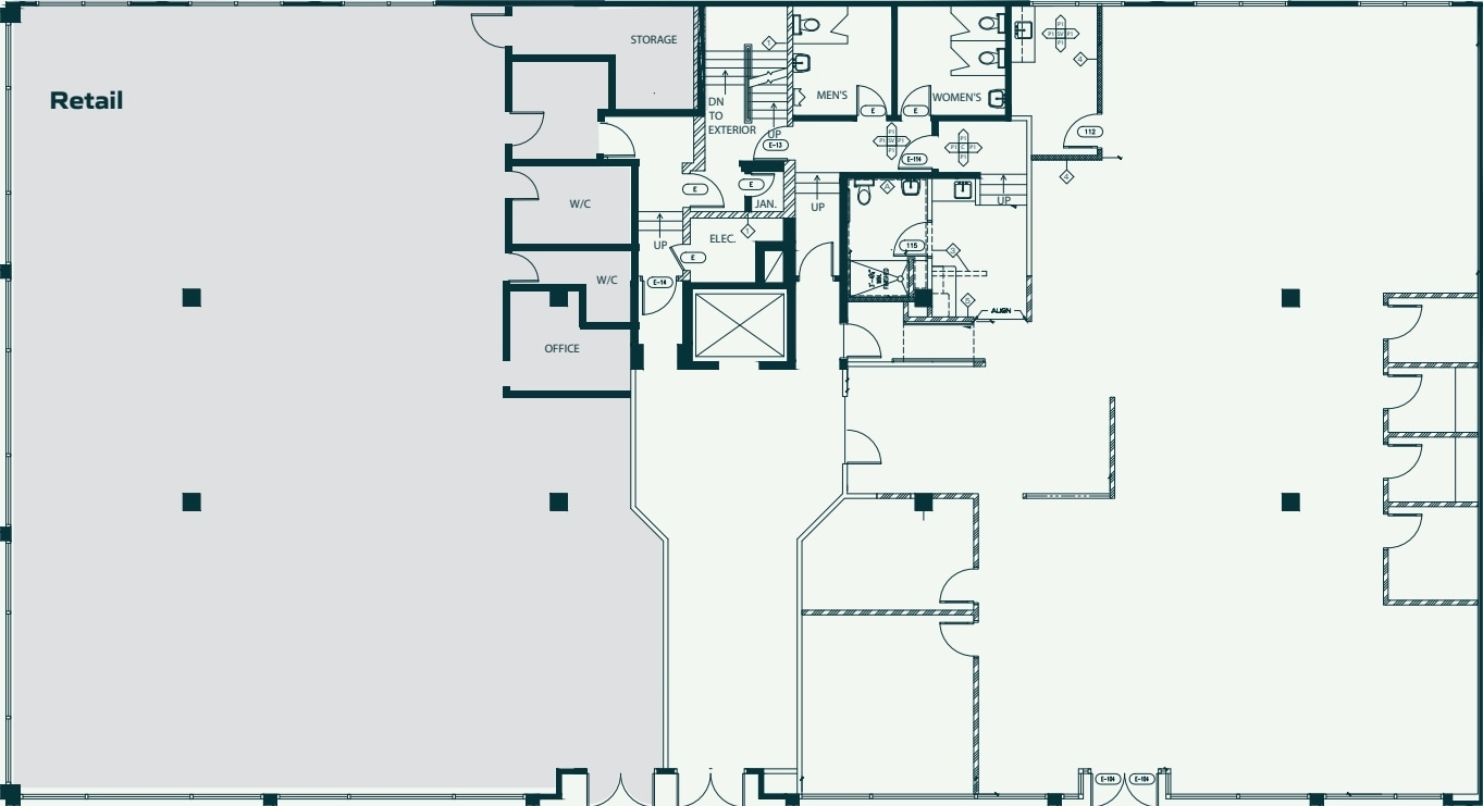 1885-1887 W Broadway, Vancouver, BC for lease Floor Plan- Image 1 of 1