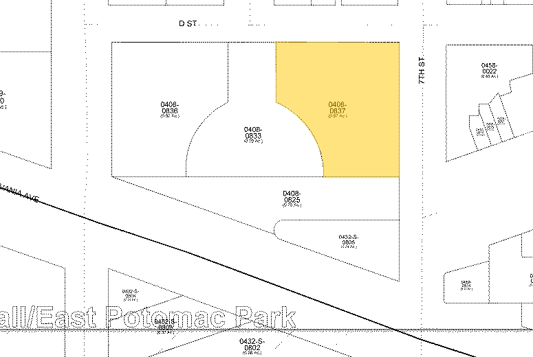 701 Pennsylvania Ave NW, Washington, DC à louer - Plan cadastral - Image 2 de 24