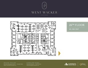 35 W Wacker Dr, Chicago, IL à louer Plan d’étage- Image 1 de 1