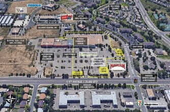 15540-15550 E 6th Ave, Aurora, CO - Aérien Vue de la carte