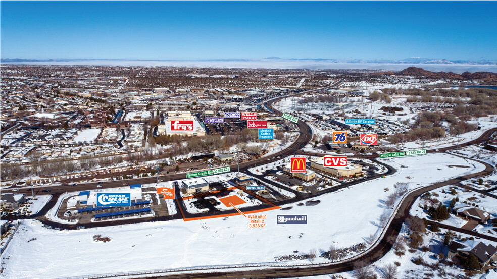 Willow Creek Rd & Willow Lane Rd, Prescott, AZ for lease - Aerial - Image 3 of 6