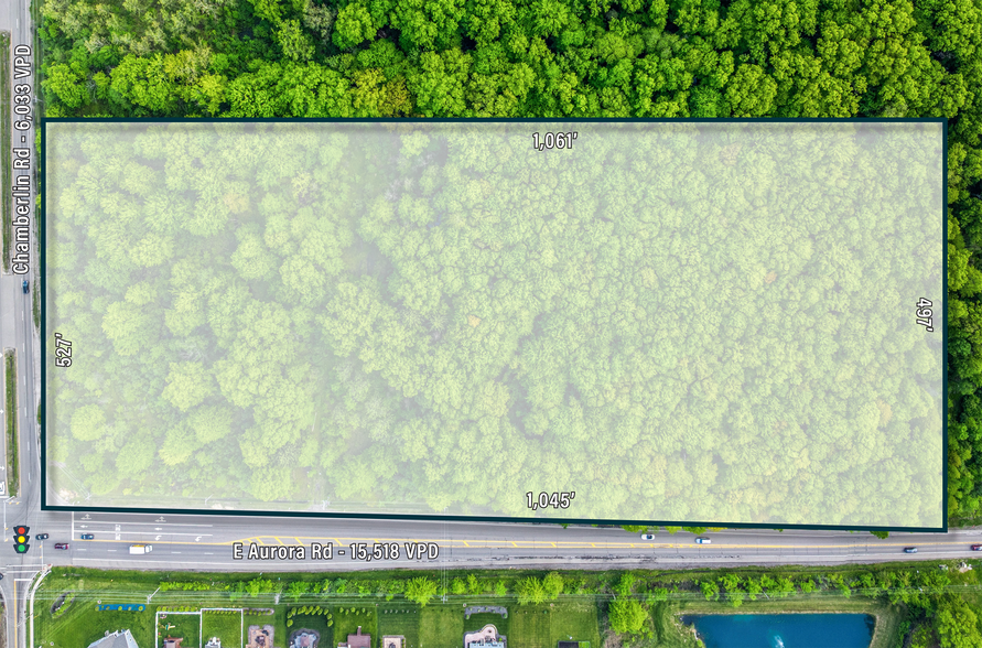 1876 E Aurora Rd, Twinsburg, OH à vendre - Aérien - Image 3 de 4