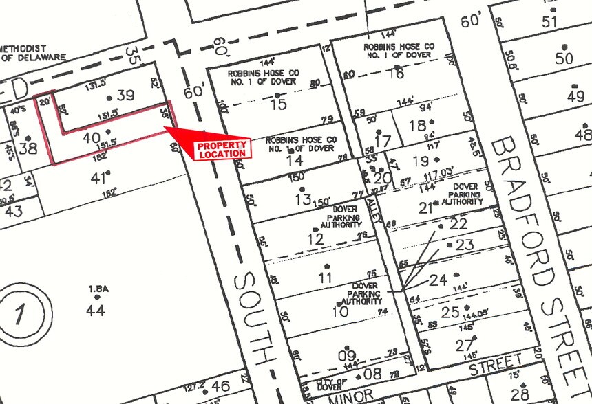 106 S Governors Ave, Dover, DE à vendre - Plan cadastral - Image 3 de 7