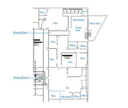 100 Lincoln Sq, Urbana, IL à louer Plan d’étage- Image 1 de 22