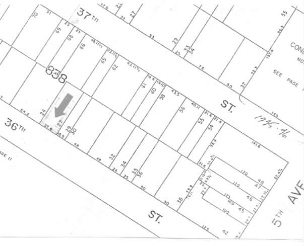 25 W 36th St, New York, NY for lease - Plat Map - Image 2 of 6