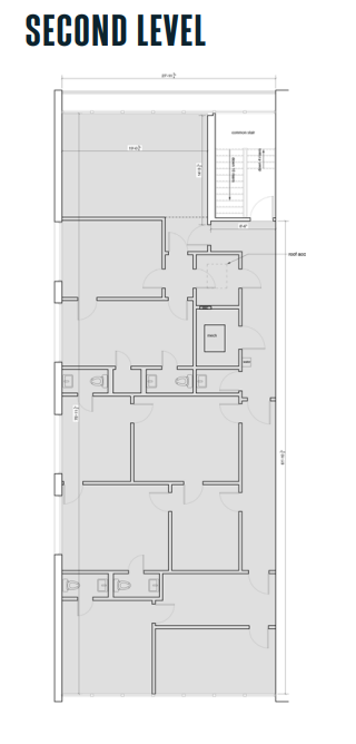 126 E Hargett St, Raleigh, NC à louer Plan d  tage- Image 1 de 3