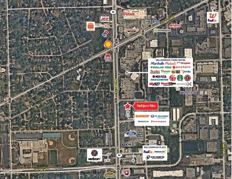 7201-7247 S Kingery Hwy, Willowbrook, IL for lease - Building Photo - Image 3 of 9