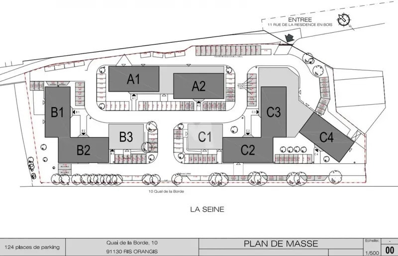 Bureau dans Ris-Orangis à louer - Plan de site - Image 2 de 2