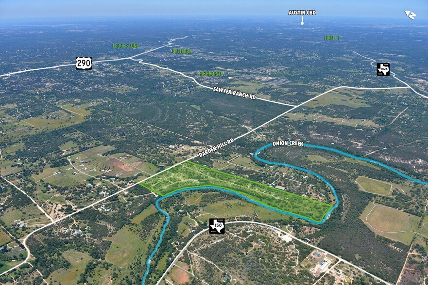Onion Creek Lane, Driftwood, TX à vendre - Aérien - Image 2 de 5
