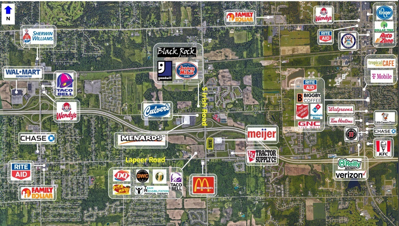 Davison - I-69 & Irish Rd, Davison, MI à vendre Photo principale- Image 1 de 5