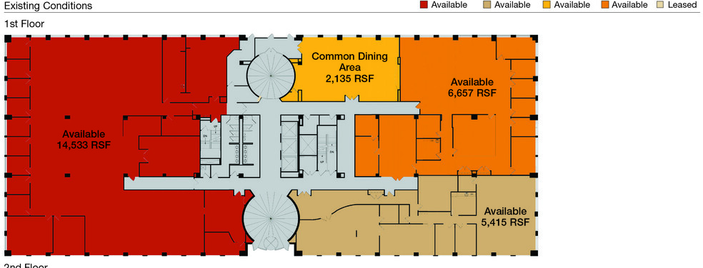 1333 Burr Ridge Pky, Burr Ridge, IL à louer - Plan d  tage - Image 2 de 7