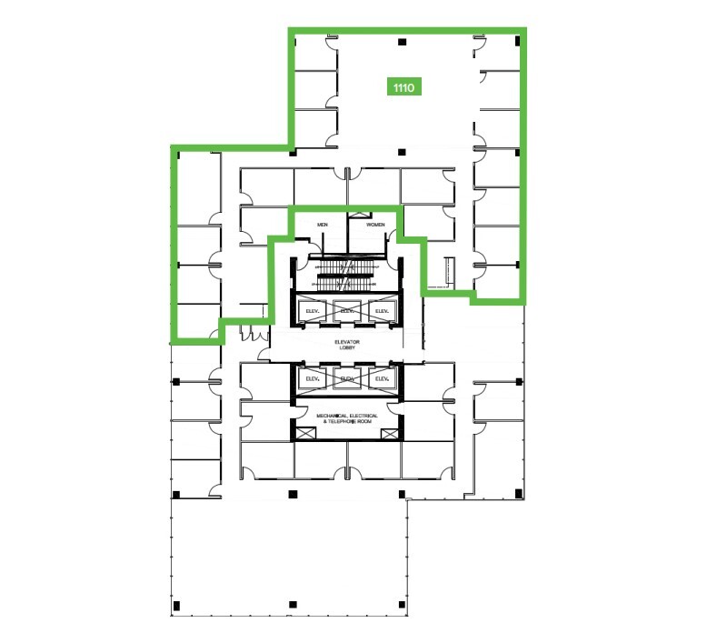 10130 103 St NW, Edmonton, AB for lease Floor Plan- Image 1 of 1