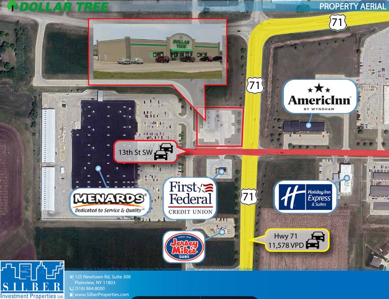 1103 13th St SW, Spencer, IA à vendre - Aérien - Image 3 de 10