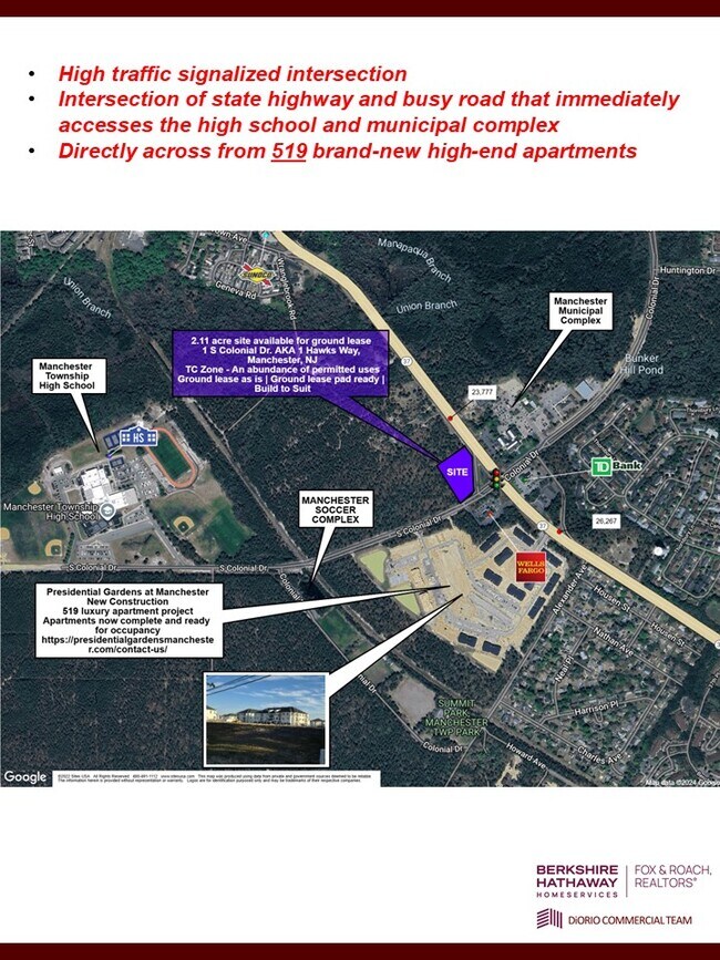 More details for 1 S Colonial Dr, Manchester Township, NJ - Land for Lease