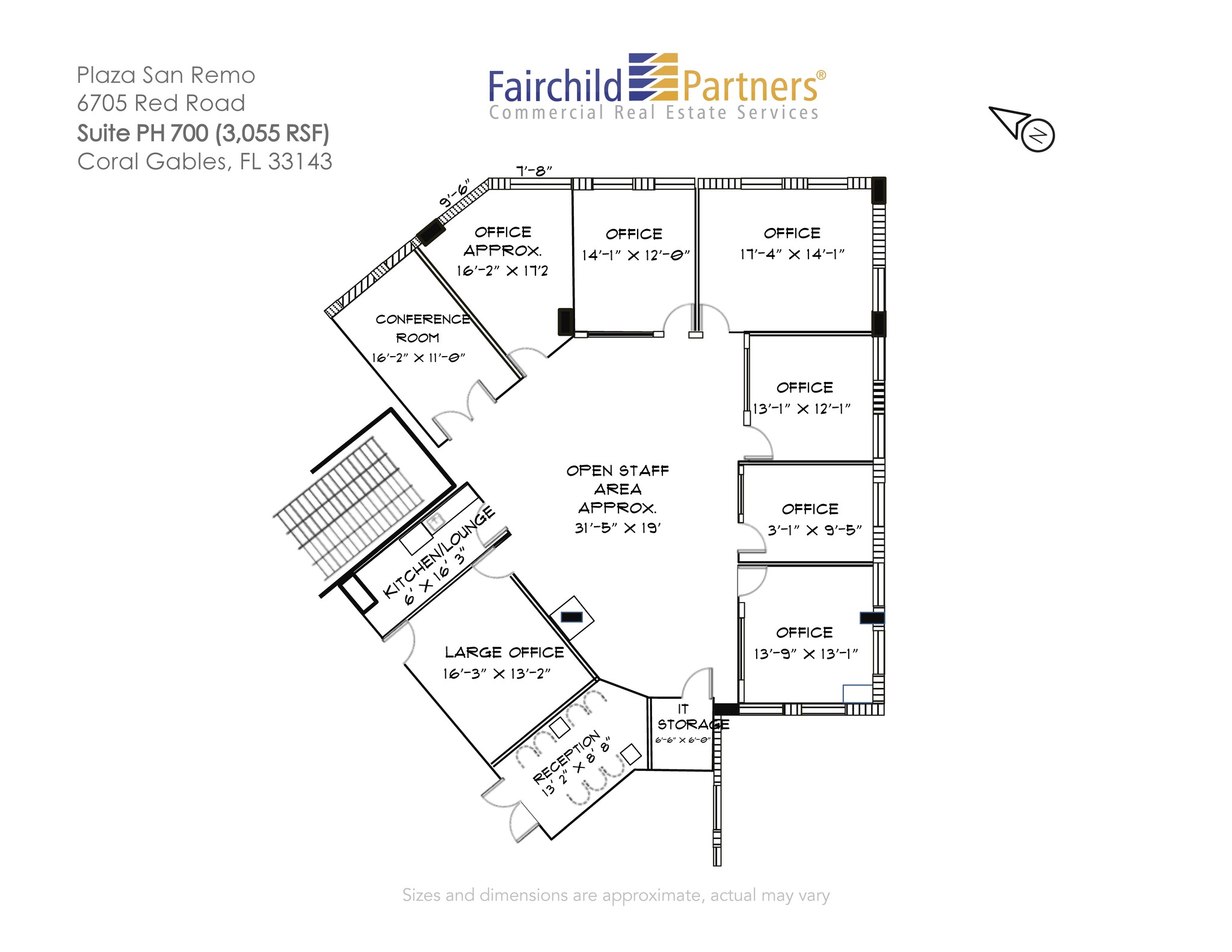 6705 SW 57th Ave, Miami, FL à louer Plan d  tage- Image 1 de 1