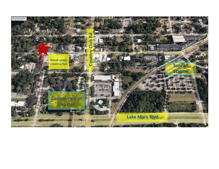 160 N 4th St, Lake Mary, FL for sale - Aerial - Image 3 of 14