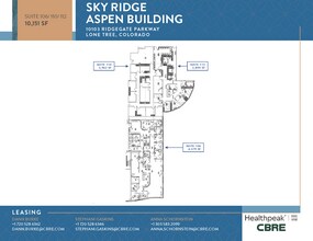 10535 Park Meadows Blvd, Lone Tree, CO à louer Plan d’étage- Image 2 de 4