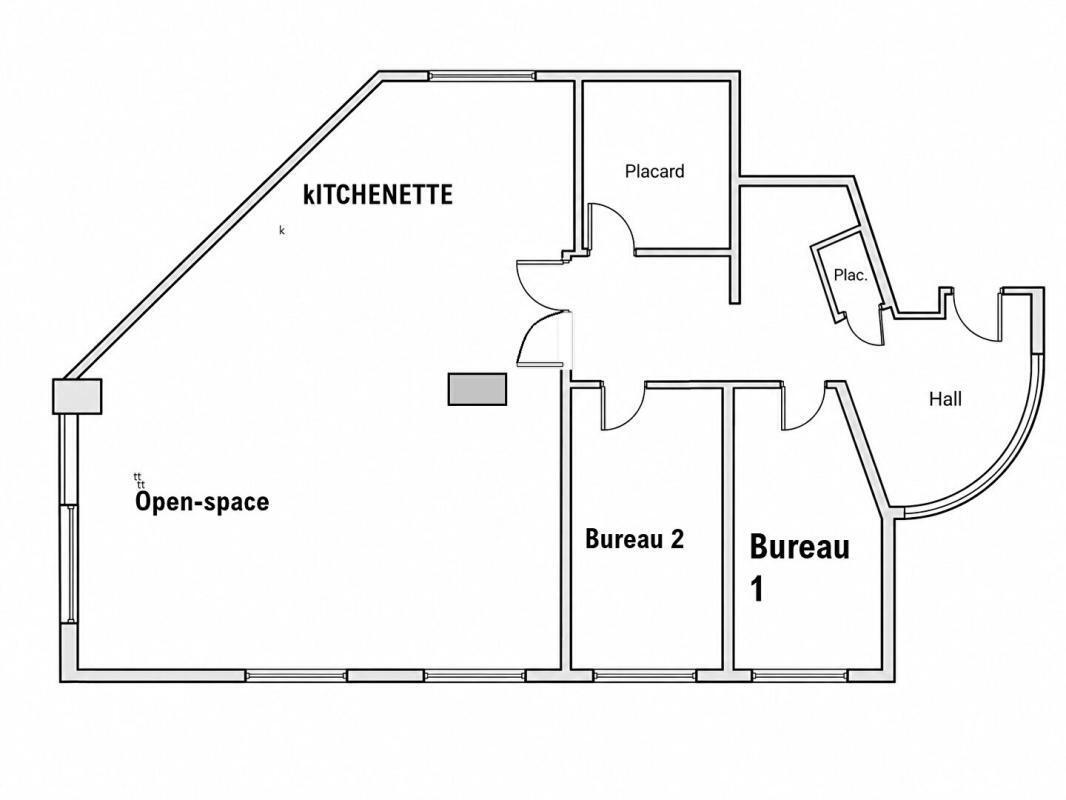 Office in Caluire Et Cuire for sale Floor Plan- Image 1 of 4