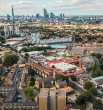 651-657 Old Kent Rd, London, LND - Aerial map view