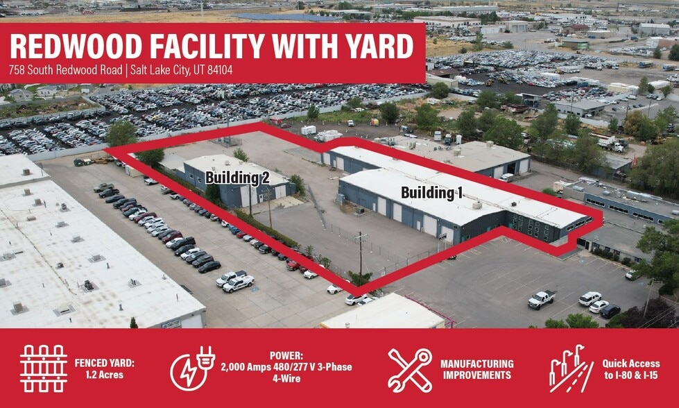 720-758 S Redwood Rd, Salt Lake City, UT à louer - Photo du bâtiment - Image 1 de 4