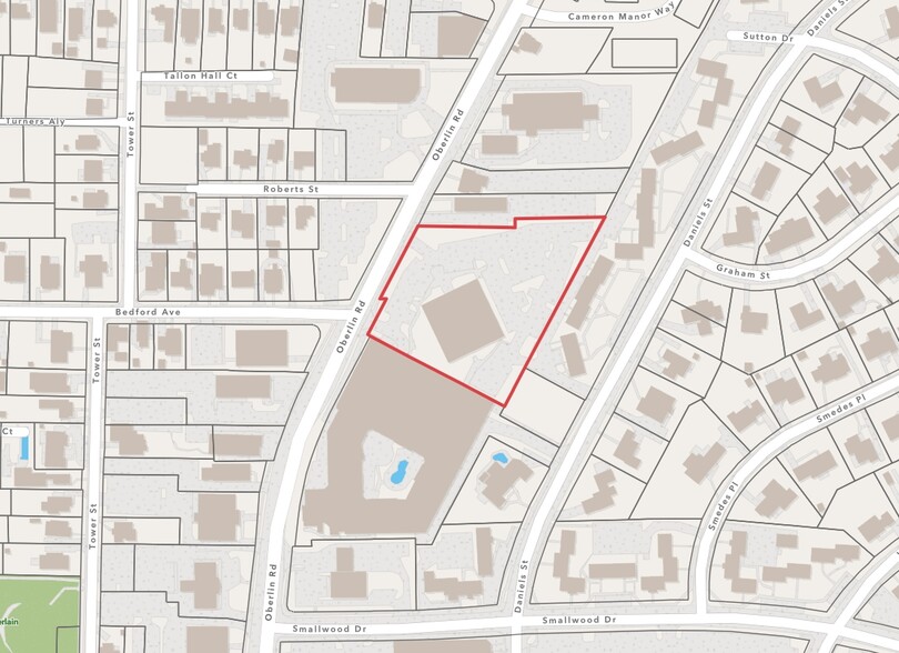 702 Oberlin Rd, Raleigh, NC à louer - Plan cadastral - Image 3 de 12