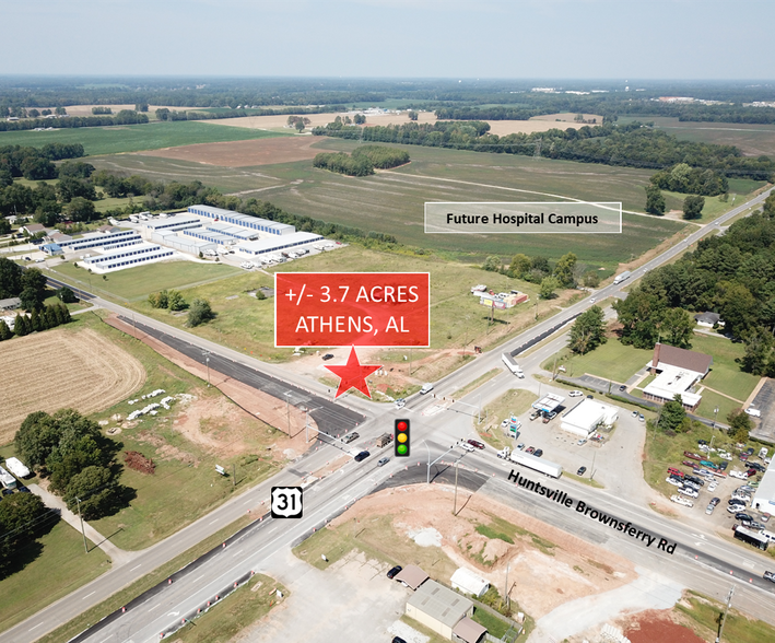 Highway 31, Athens, AL for sale - Aerial - Image 1 of 3