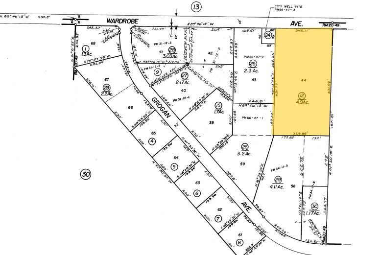 2050 Wardrobe Ave, Merced, CA for sale - Plat Map - Image 2 of 5