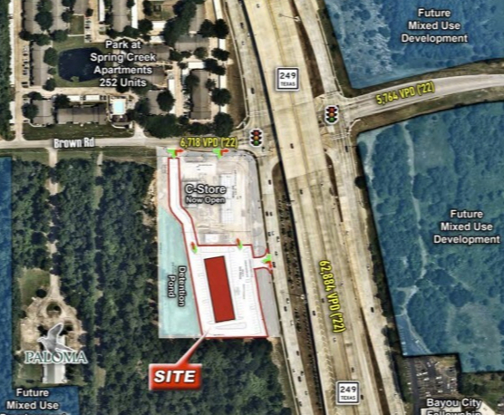 SWC Hwy 249 & Brown Road, Tomball, TX à louer - Plan de site - Image 1 de 3