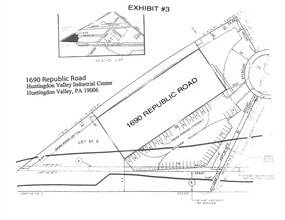 1690 Republic Rd, Huntingdon Valley, PA à louer Plan de site- Image 2 de 2