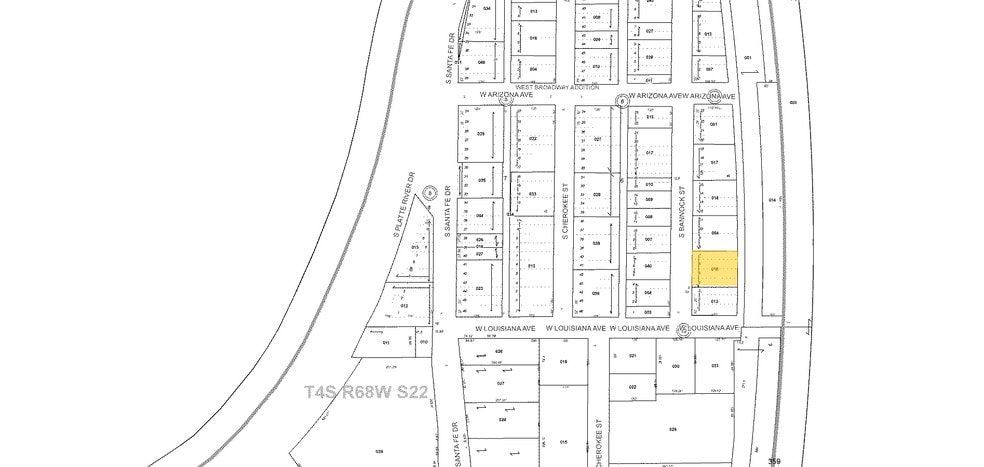 1270-1276 S Bannock St, Denver, CO for sale - Plat Map - Image 3 of 16