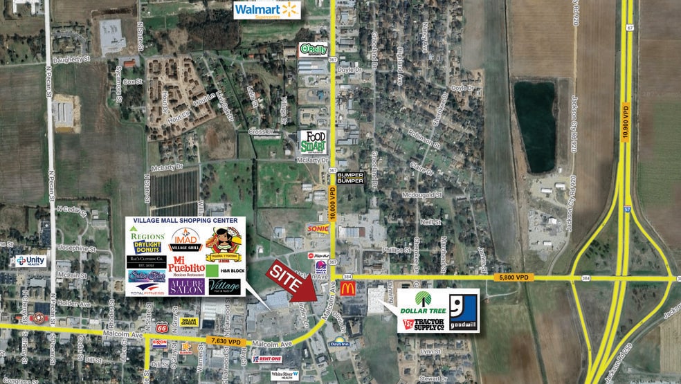 2401 Malcolm Ave, Newport, AR for sale - Aerial - Image 2 of 3