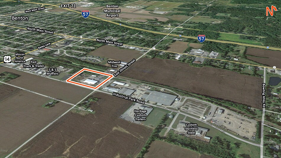 450 E Illinois Ave, Benton, IL à vendre - Photo du bâtiment - Image 2 de 7