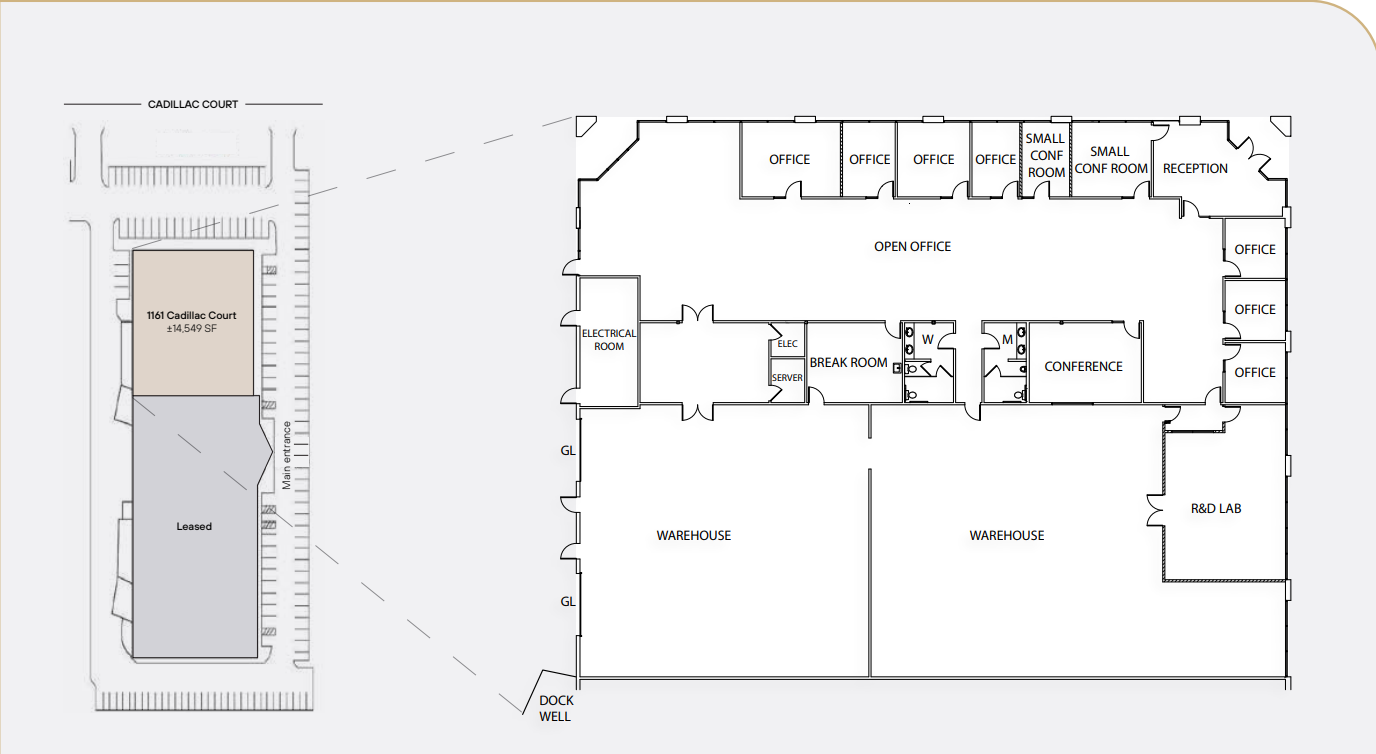 901-941 Cadillac Ct, Milpitas, CA for lease Floor Plan- Image 1 of 1