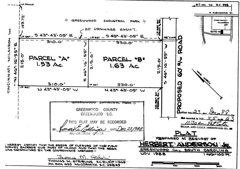 122 Premier Dr, Greenwood, SC à louer - Plan cadastral - Image 2 de 11