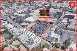 18399-18409 Ventura Blvd, Tarzana, CA - AERIAL  map view