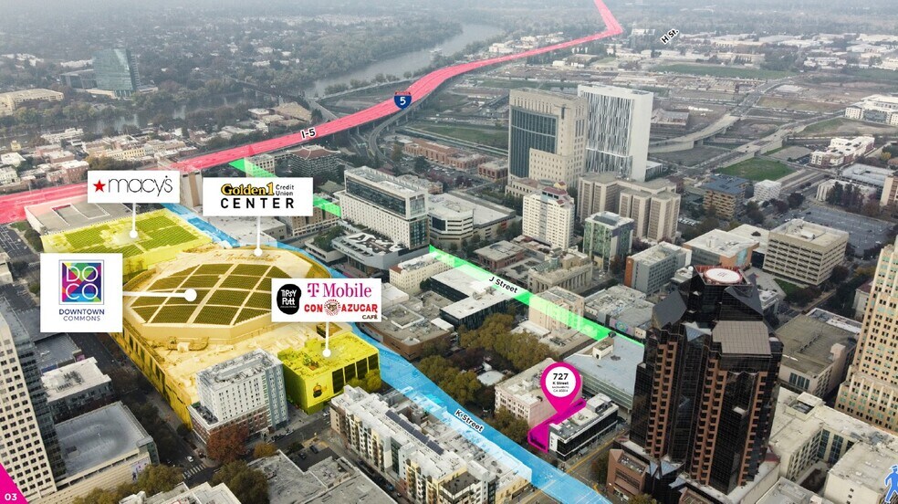 725-727 K St, Sacramento, CA à louer - Photo du bâtiment - Image 3 de 13