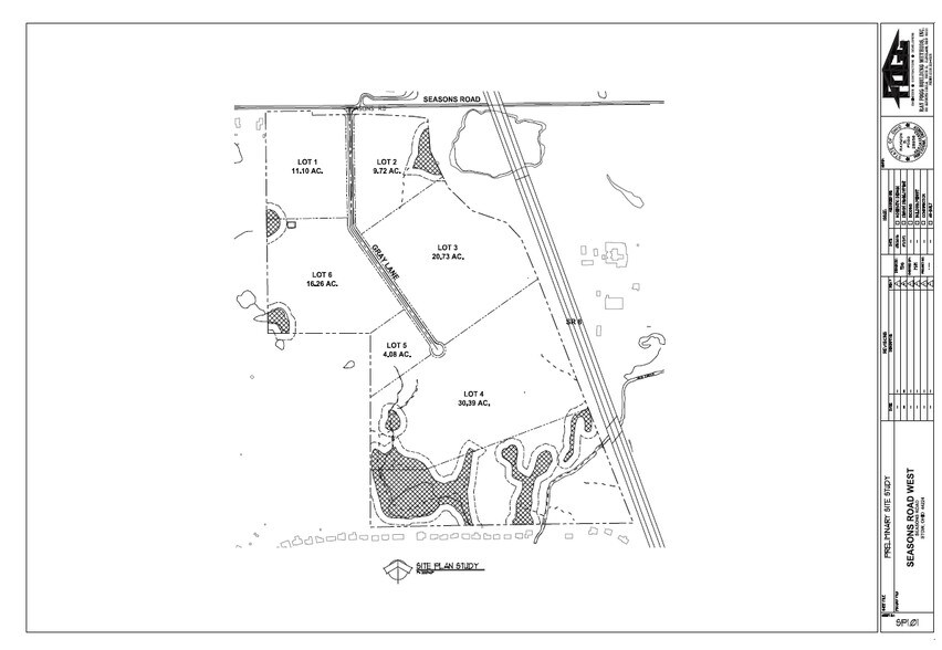 254 Seasons Road, Stow, OH à vendre - Plan de site - Image 3 de 3