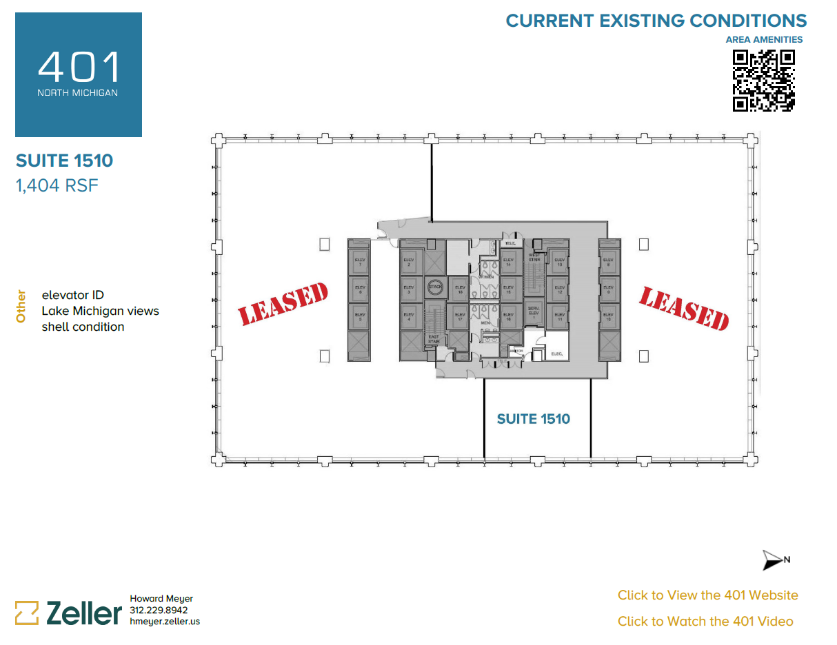 401 N Michigan Ave, Chicago, IL for lease Floor Plan- Image 1 of 4