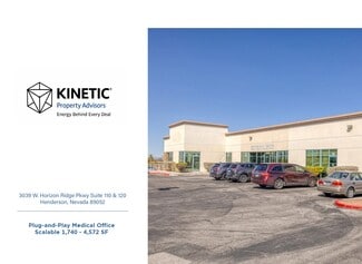 More details for 3039 W Horizon Ridge Pky, Henderson, NV - Office, Office/Medical for Lease