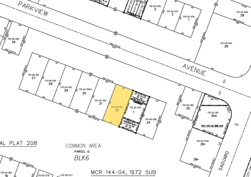 16847 E Parkview Ave, Fountain Hills, AZ à vendre - Plan cadastral - Image 2 de 6