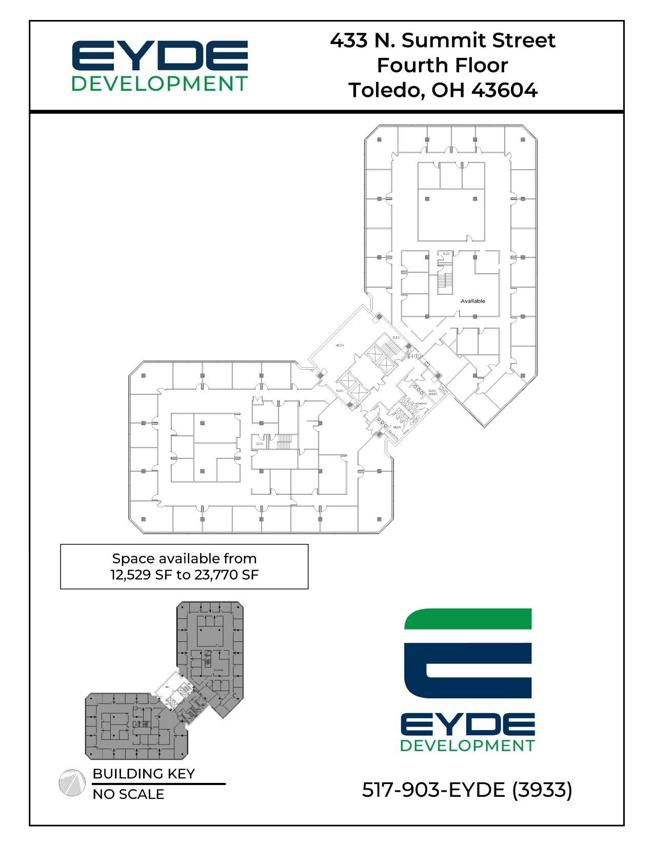 433 N Summit St, Toledo, OH à louer Plan d  tage- Image 1 de 1