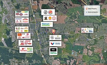 605 Tiny Town Rd, Clarksville, TN - AERIAL  map view