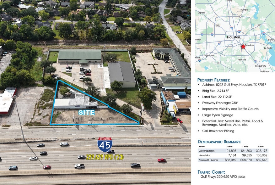 8222 Gulf Fwy, Houston, TX à vendre - Photo du bâtiment - Image 2 de 2