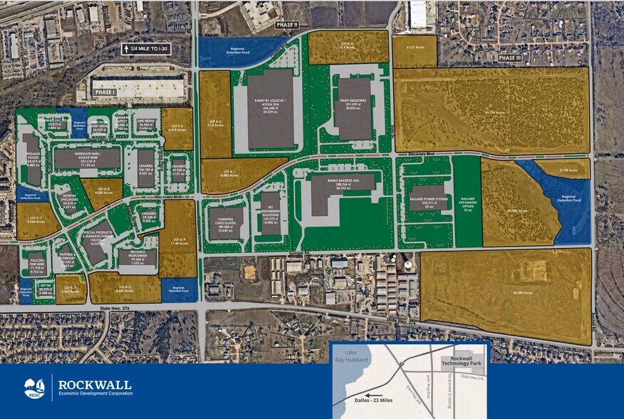 6.127 AC SE of Capital Boulevard & Data Drive, Rockwall, TX à vendre - Photo du bâtiment - Image 1 de 1