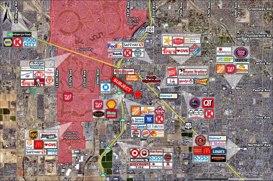 Peoria Ave, Peoria, AZ à vendre - Aérien - Image 3 de 4