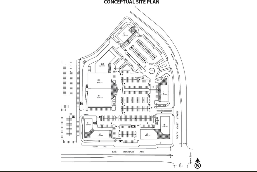 Herndon, Fresno, CA for lease - Building Photo - Image 2 of 3