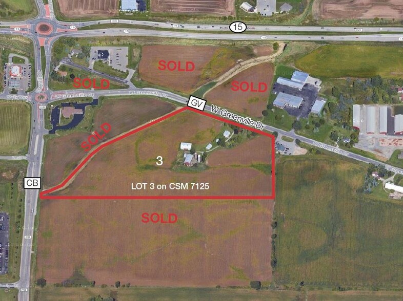 Highway 15, Greenville, WI for sale - Building Photo - Image 1 of 1